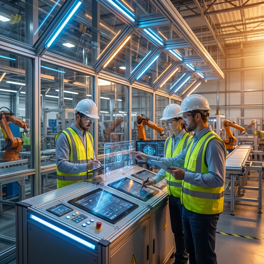 Sahada teknik servis ekibi